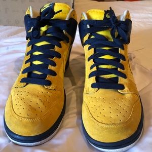 Yellow Nike Dunk High